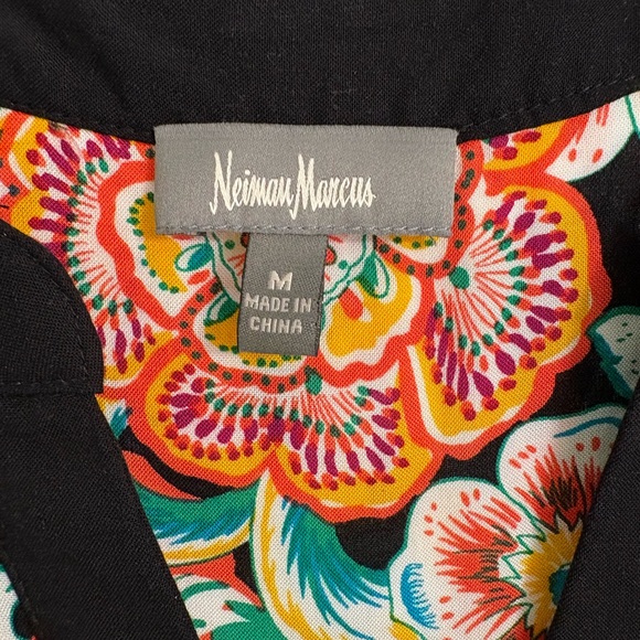 NEIMAN MARCUS • Women's Floral Midi Dress • Size M - Picture 3 of 5